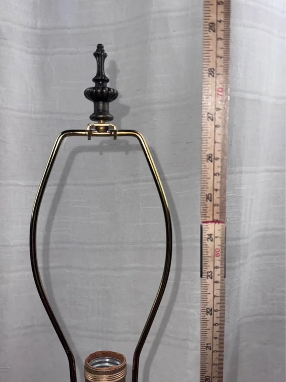 Source Unknown White Porcelain Lantern with Pink Rose Motif and Gold Accents